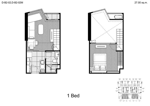 ขายดาวน์ คอนโด Knightsbridge Space Sukhumvit - พระราม 4 ชั้น 22 ทำเล 4 นาที จาก BTS พระโขนง