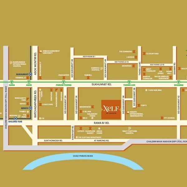 ขายคอนโด XELF by Sansiri ใหม่บนพระราม 4 ใกล้ BTS ทองหล่อ และ MRT ศูนย์สิริกิติ์ โทร 061-6161426
