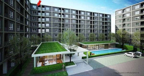 ให้เช่า คอนโด ยู รัชโยธิน ห้องริม วิวสระน้ำ ชั้น 8 บนสุด เฟอร์พร้อมอยู่ Tel 0626599246