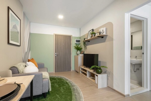 คอนโดใหม่ ราคาไม่ถึงล้าน แต่บรรยากาศดีขนาดนี้ Vay Amata เวย์ อมตะ โทร 093-1681685