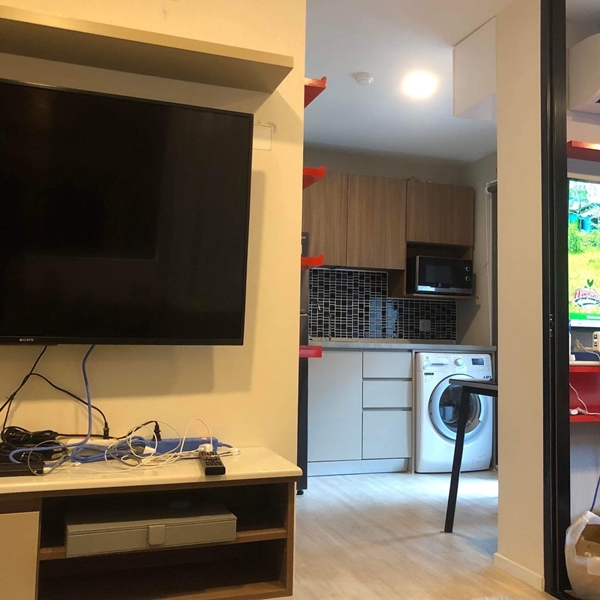 Kave condo ตรงข้าม ม.กรุงเทพ รังสิต ขาย 1.9 ให้เช่า 10k ชั้น 6 ห้องริม