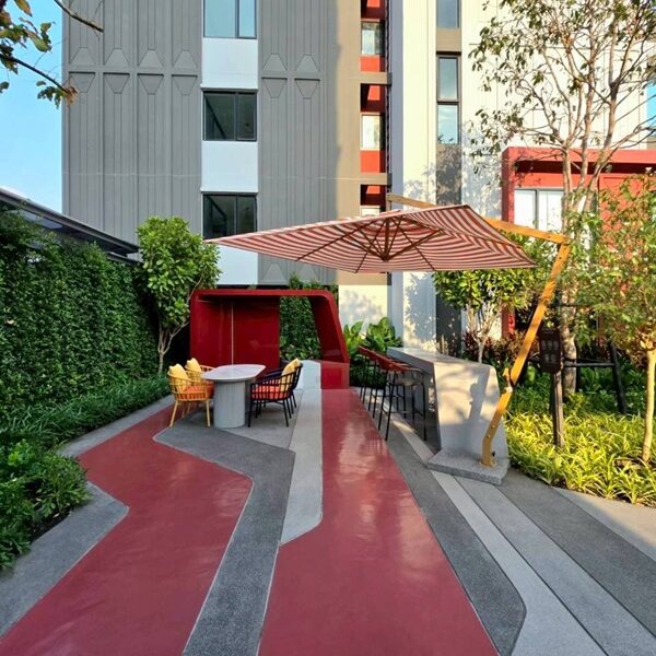Dcondo Vivid Rangsit ใกล้ ม.กรุงเทพ พร้อมอยู่ Fully Furnished แต่งครบ โทร 065-4496399