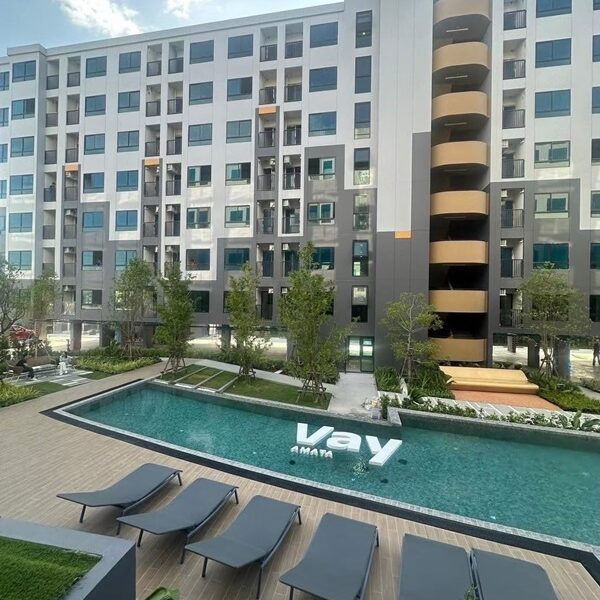 VAY Amata คอนโดแต่งครบ ใกล้นิคมอมตะนคร ห้องแต่งครบ พร้อมเข้าอยู่ โทร 0655639565