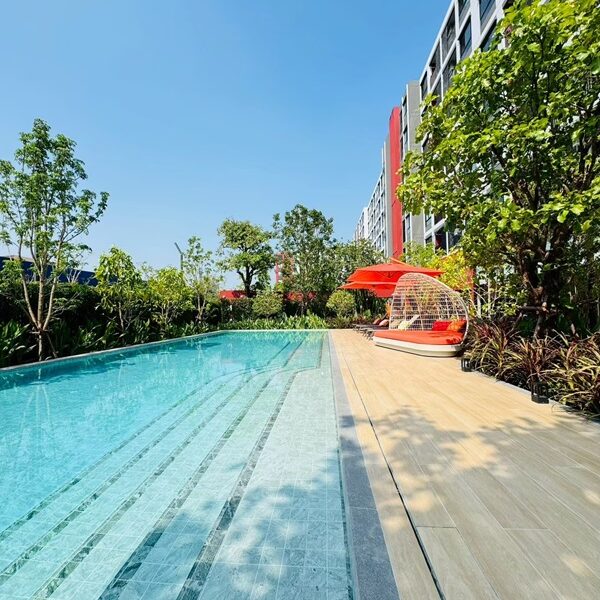dcondo Vivid Rangsit คอนโดตรงข้าม ม.กรุงเทพ ข้ามสะพานลอย = ถึงมหาลัย พร้อมอยู่! โทร 061-616-1426